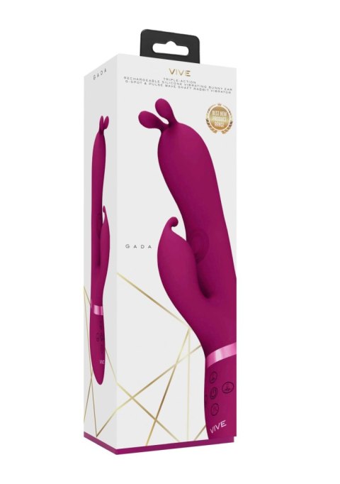 VIVE Gada - Vibrating Bunny Ear G-Spot - Wibrator króliczek z opcją pulsacji