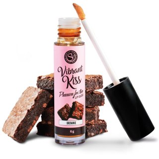 LIP GLOSS VIBRANT KISS BROWNIE - Żel stymulujący dla par