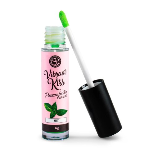 LIP GLOSS VIBRANT KISS MINT - Żel stymulujący dla par