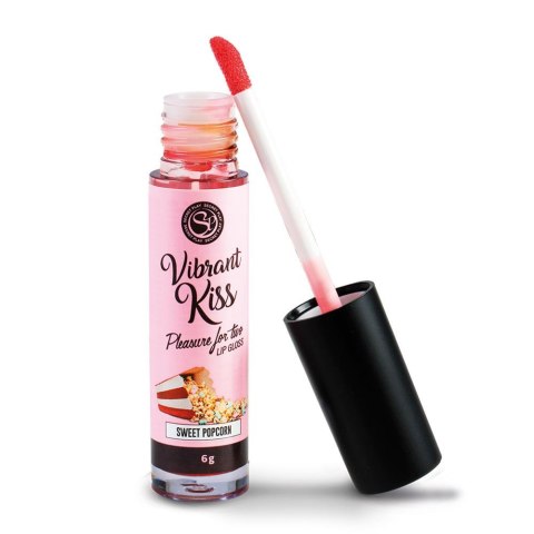 LIP GLOSS VIBRANT KISS SWEET POPCORN - Żel stymulujący dla par