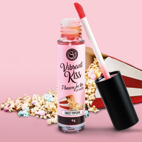 LIP GLOSS VIBRANT KISS SWEET POPCORN - Żel stymulujący dla par