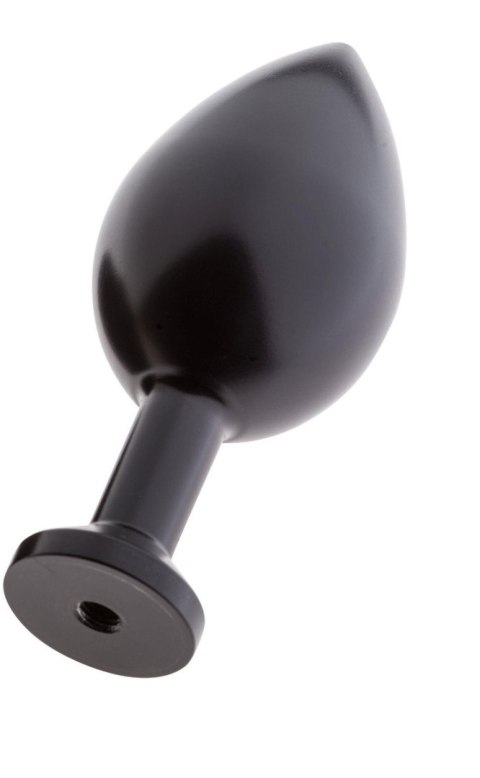 MALESATION Alu-Plug with suction cup large, black