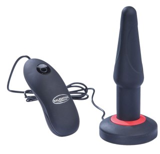 MALESATION Dual Layer Silicone Plug Vibe S - Wibrujący korek analny