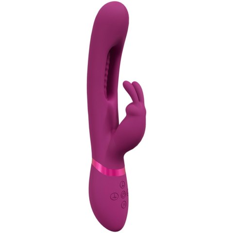 VIVE Mika - Triple Rabbit with G-Spot Flapping - Pink - Wibrator króliczek