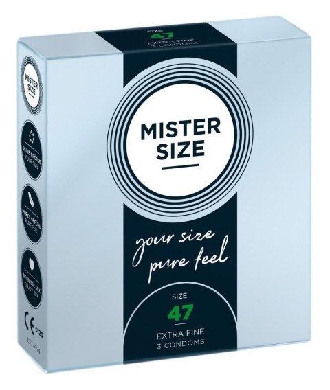 Mister Size 47mm pack of 3 - prezerwatywy