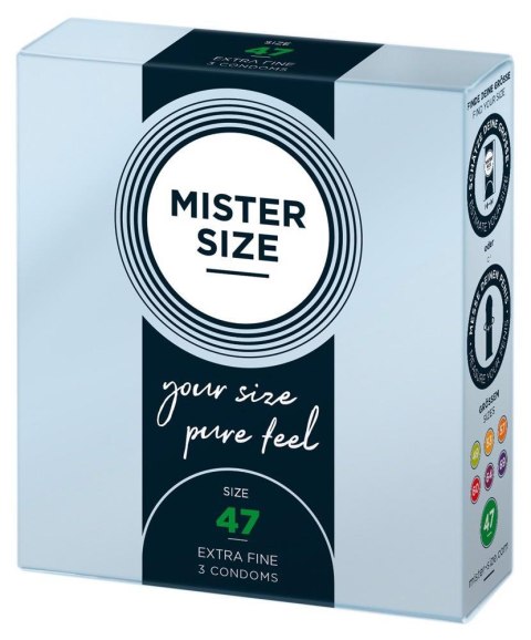 Mister Size 47mm pack of 3 - prezerwatywy