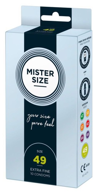 Mister Size 49mm pack of 10 - prezerwatywy