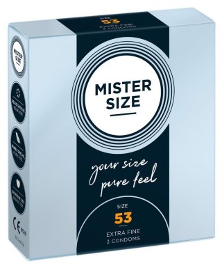 Mister Size 53mm pack of 3 - prezerwatywy