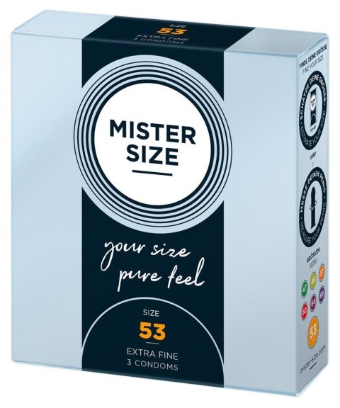 Mister Size 53mm pack of 3 - prezerwatywy