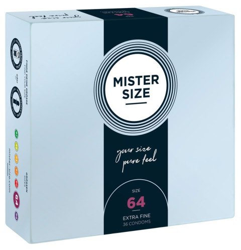 Mister Size 64mm pack of 36 - prezerwatywy