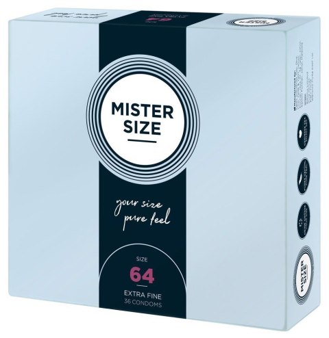 Mister Size 64mm pack of 36 - prezerwatywy