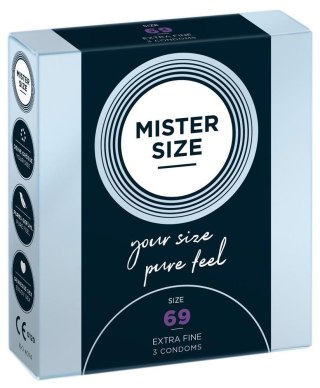 Mister Size 69mm pack of 3 - prezerwatywy