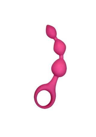 Plug/kulki - Dildo Silic. Triball. Amuse-G. Pink - dildo analne