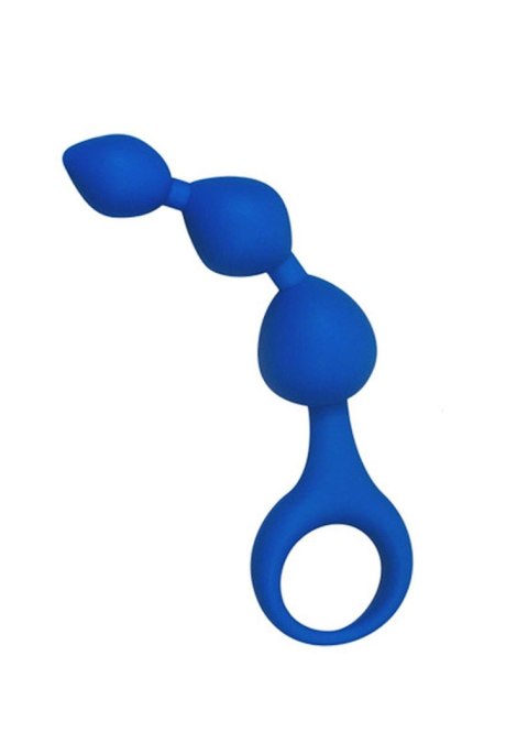 Plug/kulki-Dildo Silic. Triball. Amuse-G. Blue - dildo analne