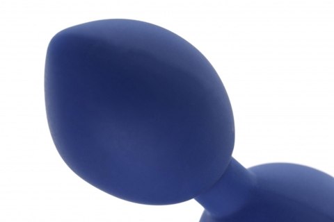 Plug/kulki-Dildo Silic. Triball. Amuse-G. Blue - dildo analne