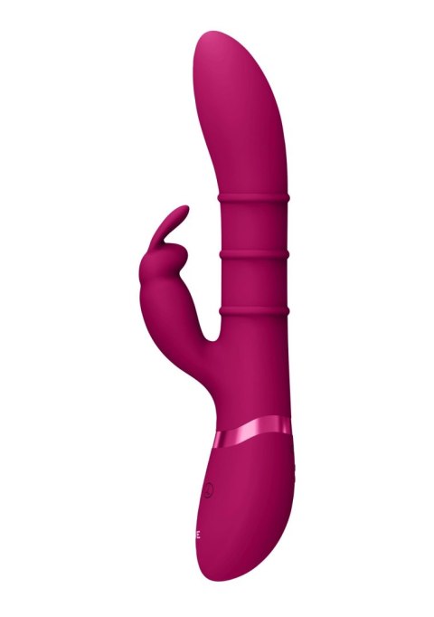 Stimulating Rings, Vibrating G-Spot Rabbit - Pink - Wibrator króliczek