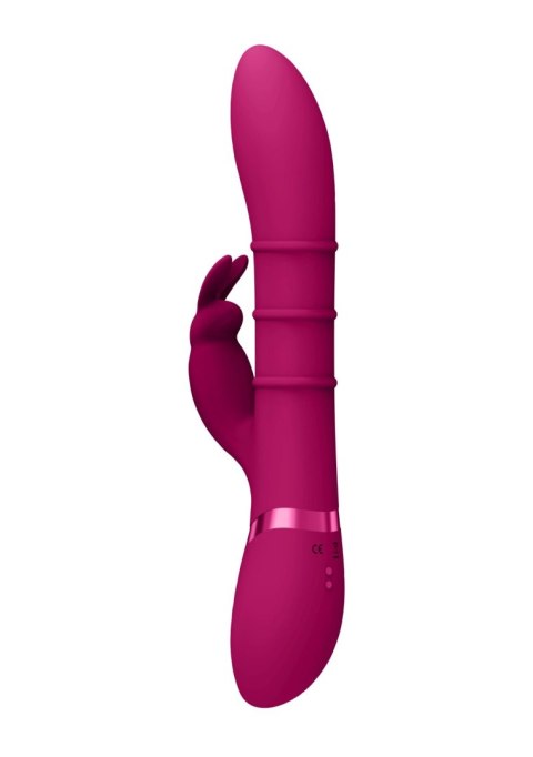 Stimulating Rings, Vibrating G-Spot Rabbit - Pink - Wibrator króliczek