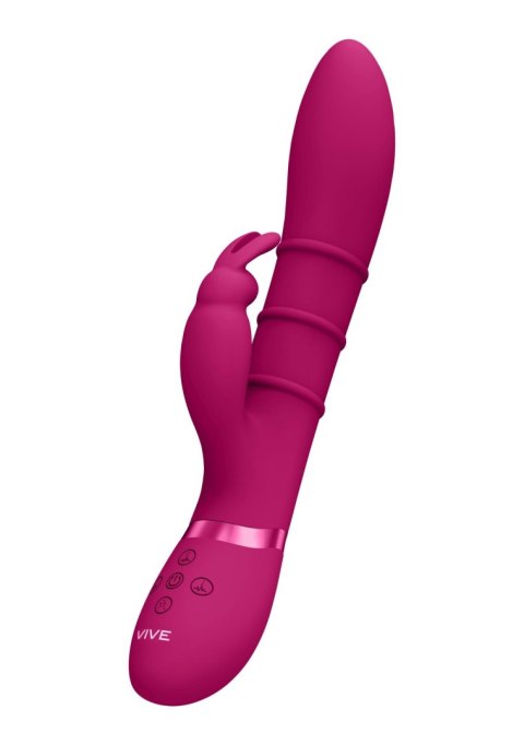 Stimulating Rings, Vibrating G-Spot Rabbit - Pink - Wibrator króliczek