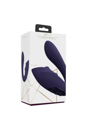 VIVE Yuki G-Spot with Massaging Beads - Purple - wibrator punktu G