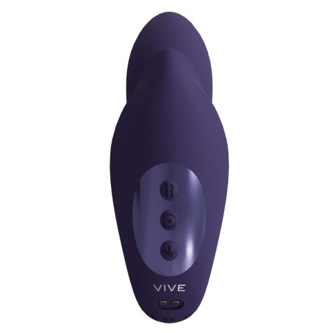 VIVE Yuki G-Spot with Massaging Beads - Purple - wibrator punktu G