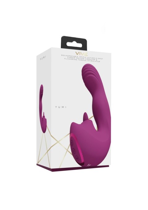 VIVE - Yumi G-Spot Finger Motion and Flickering Tongue Stimulator - wibrator punktu G