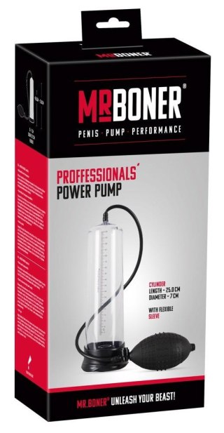 MB Professionals Power Pump - Pompka do powiększania penisa