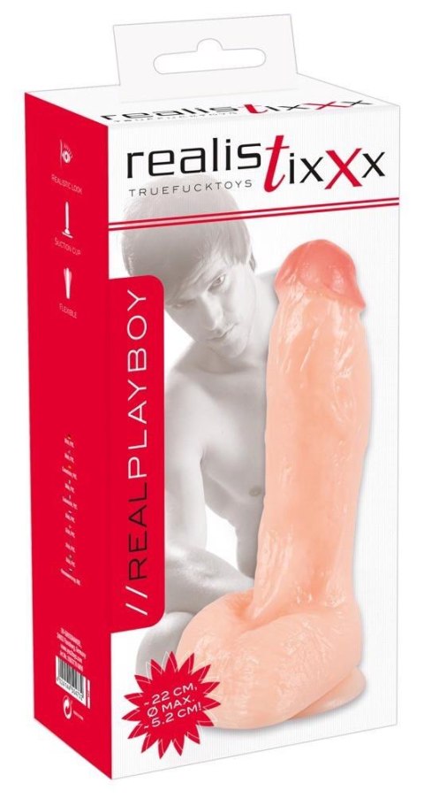 Realistixxx Real Playboy - Realistyczne dildo z przyssawką