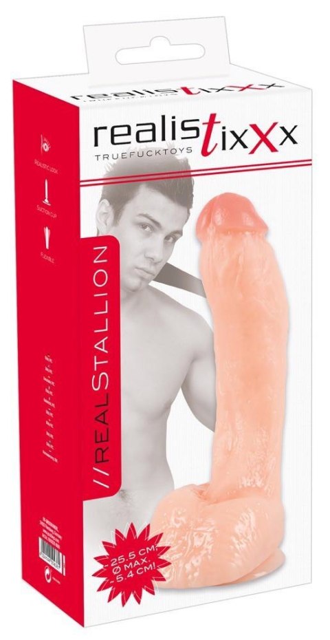 Realistixxx Real Stallion Dild - Realistyczne dildo z przyssawką