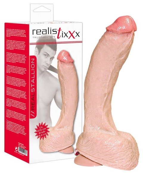 Realistixxx Real Stallion Dild - Realistyczne dildo z przyssawką