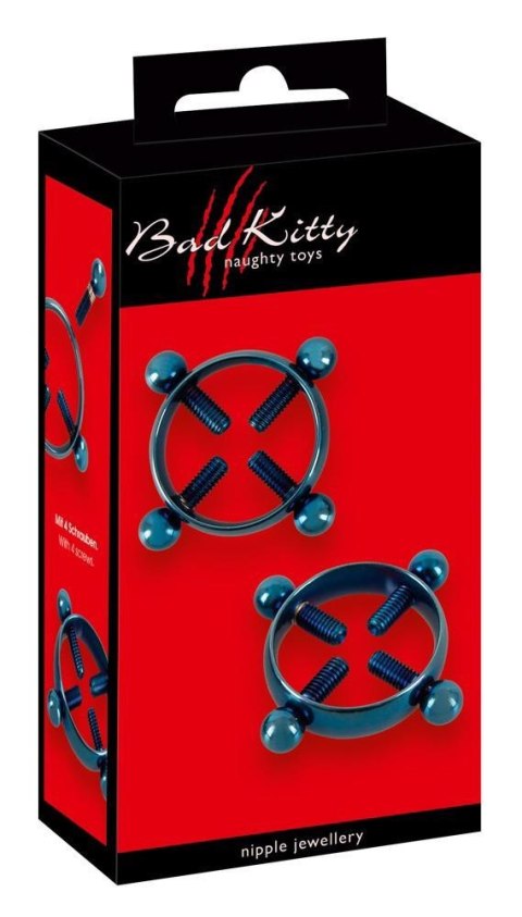 Bad Kitty Nipple Jewellery Bl - Zaciski na sutki