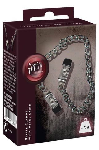 Boob Chain + Nipple Clamps SX - Klipsy na sutki