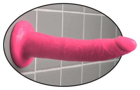 Dillio 7" Slim Pink - Różowe dildo na przyssawce