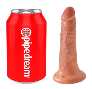 King Cock 5" Cock Tan - Realistyczne dildo cyberskóra