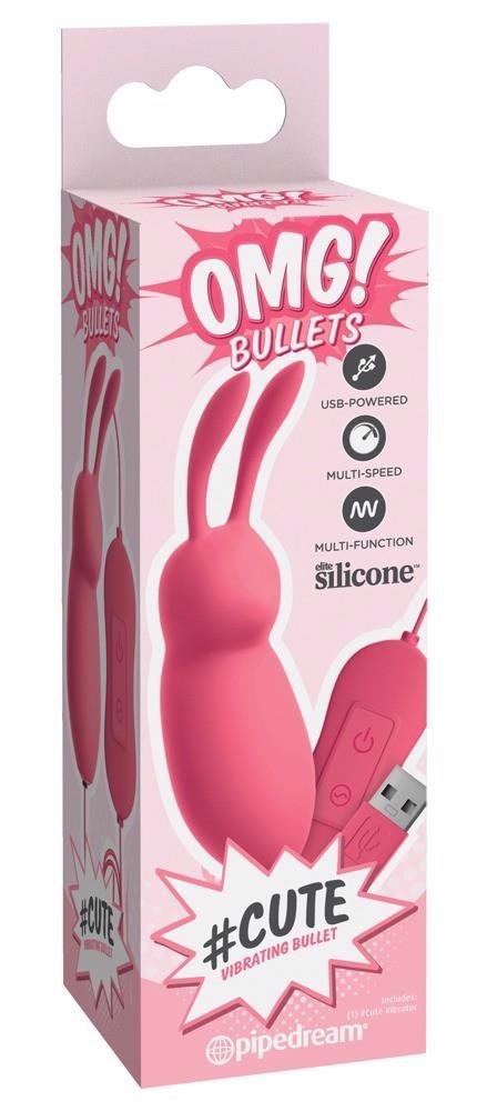 OMG! Bullets #Cute Vibrating B - Wibrator króliczek