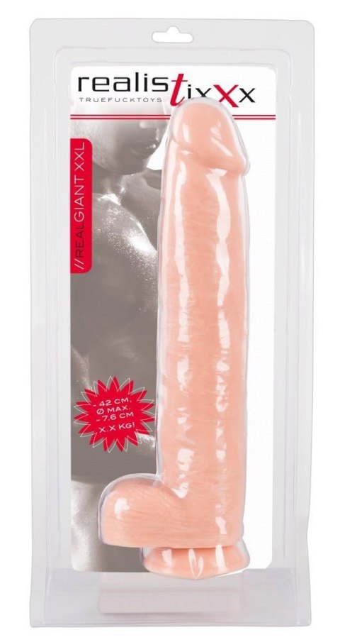 Realistixxx Giant 3XL - Duże dildo na przyssawce