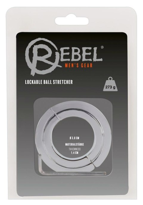 Rebel Lockable Ball Stretcher - pierścień erekcyjny