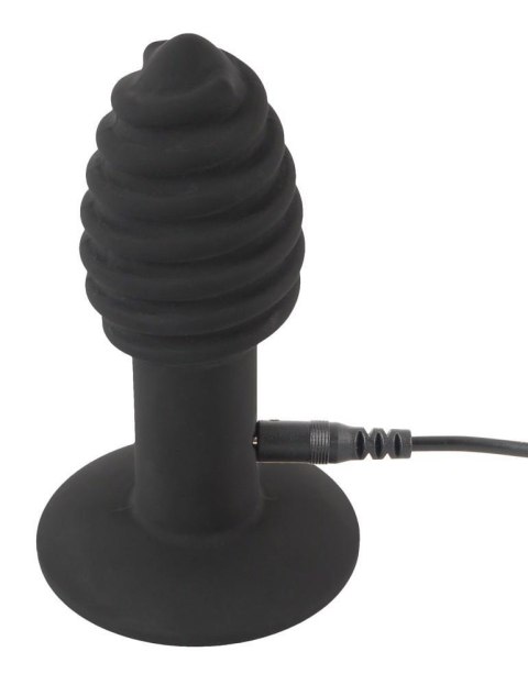 Black Velvets Twist butt plug - Wibrujący korek analny