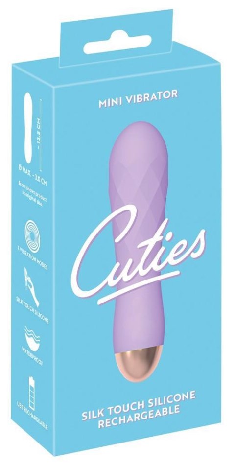 Cuties Mini Vibrator Purple2.G - masażer do ciała