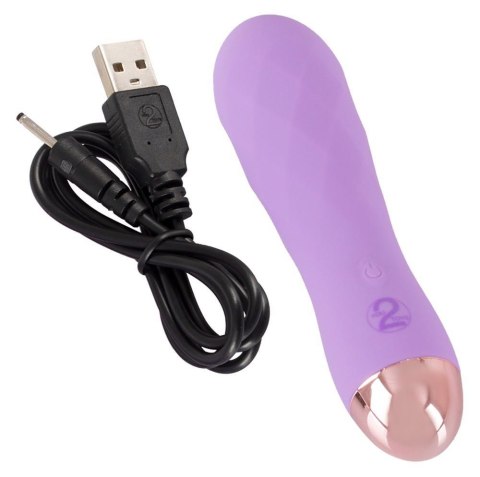 Cuties Mini Vibrator Purple2.G - masażer do ciała