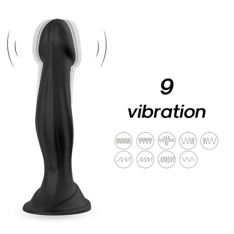 Optimus Black, 9 vibration functions - Wibrator analny