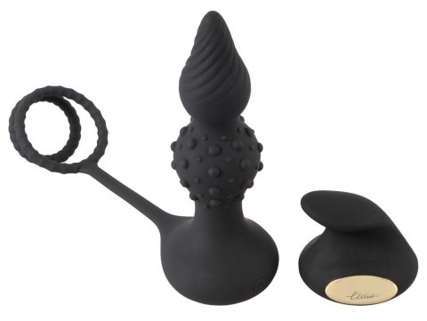 Rebel RC butt plug with cock&b - Wibrujący korek analny