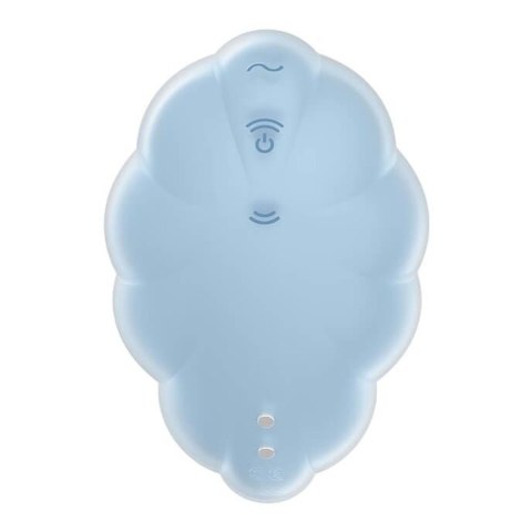 Satisfyer Cloud Dancer blue - bezdotykowy masażer łechtaczki