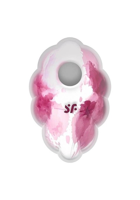 Satisfyer Cloud Dancer red_print - bezdotykowy masażer łechtaczki