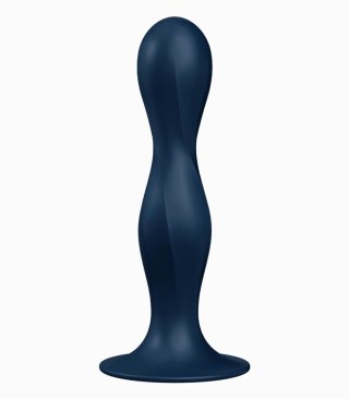 Satisfyer Double Ball-R (dark blue) - dildo analne