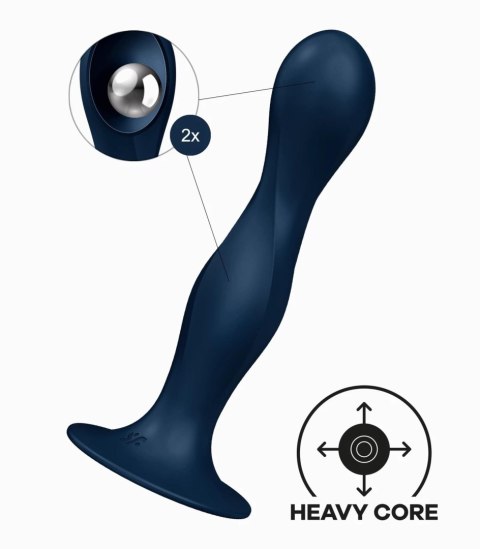 Satisfyer Double Ball-R (dark blue) - dildo analne