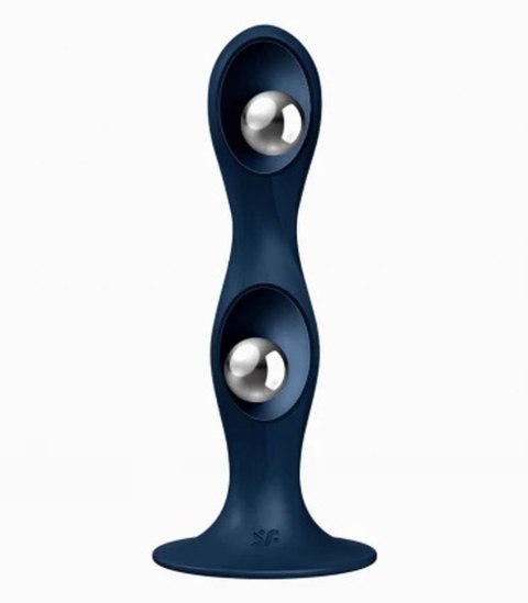 Satisfyer Double Ball-R (dark blue) - dildo analne