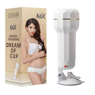 MX Dream Cup - white - Masturbator z wibracjami