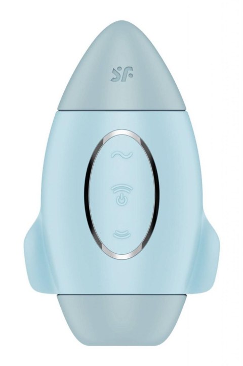 Satisfyer Mission Control blue - bezdotykowy masażer łechtaczki