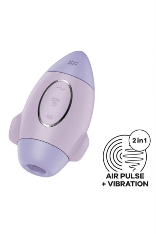 Satisfyer Mission Control violet - bezdotykowy masażer łechtaczki