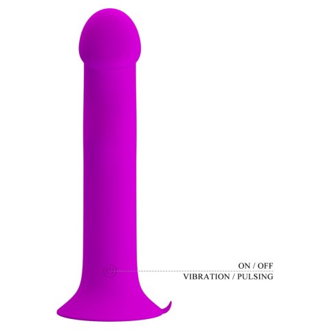 PRETTY LOVE - Murray PURPLE, 12 vibration functions 12 pulse wave settings Suction base - Wibrator analny